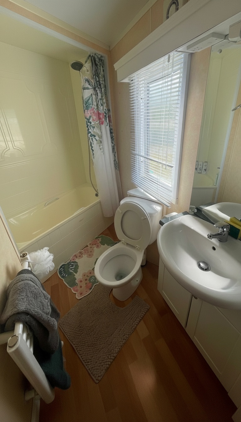 Baño con bañera