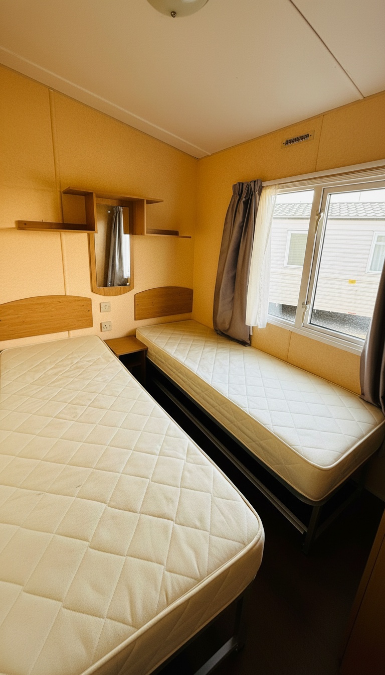 Dormitorio con camas gemelas