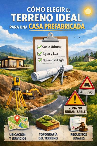 como elegir terreno casa prefabricada